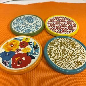 Pioneer Woman Drink Coasters Set of 4